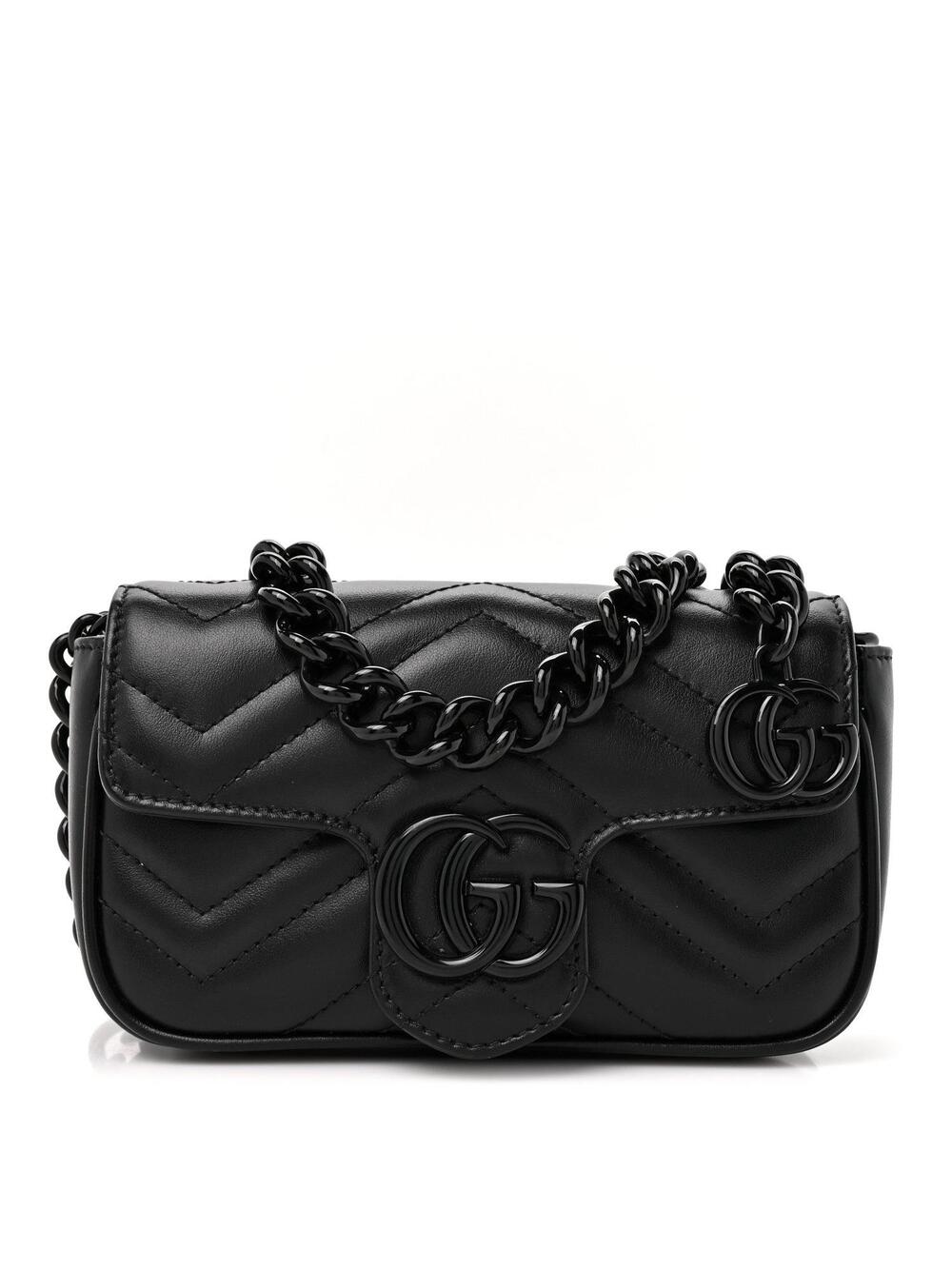 Gucci Calfskin Matelasse Monochrome Gg #339122G11B